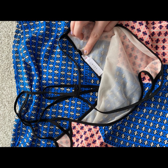 Strappy back multicoloured summer dress - Picture 3 of 3